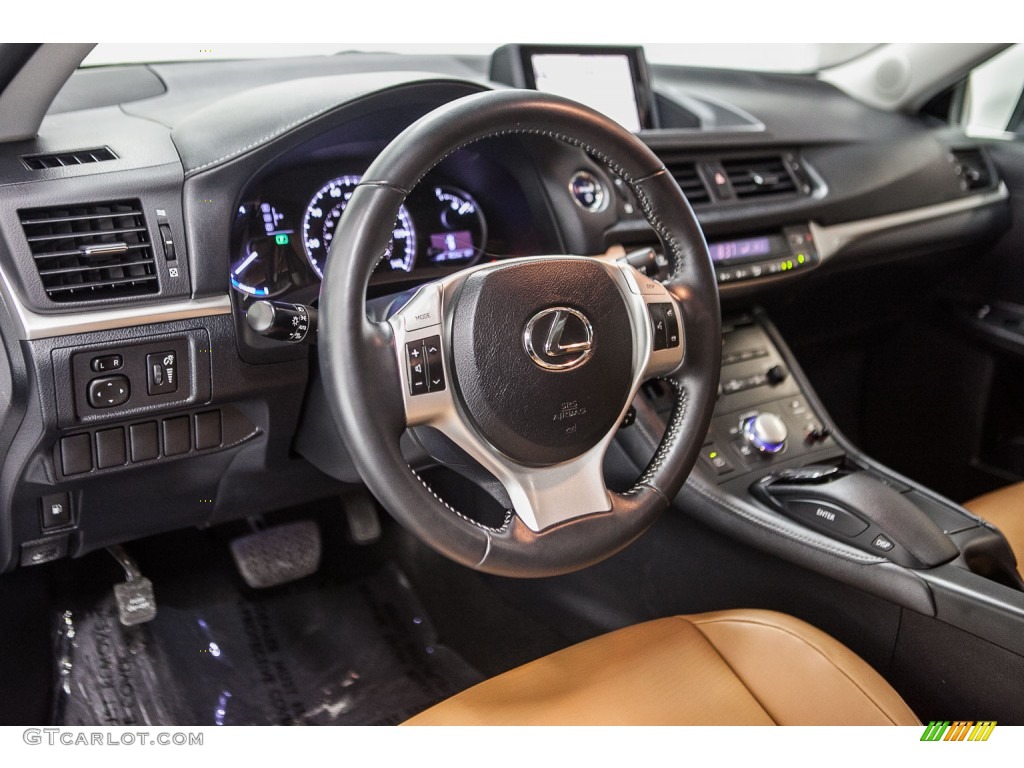 2012 CT 200h Hybrid Premium - Starfire White Pearl / Caramel Nuluxe photo #19