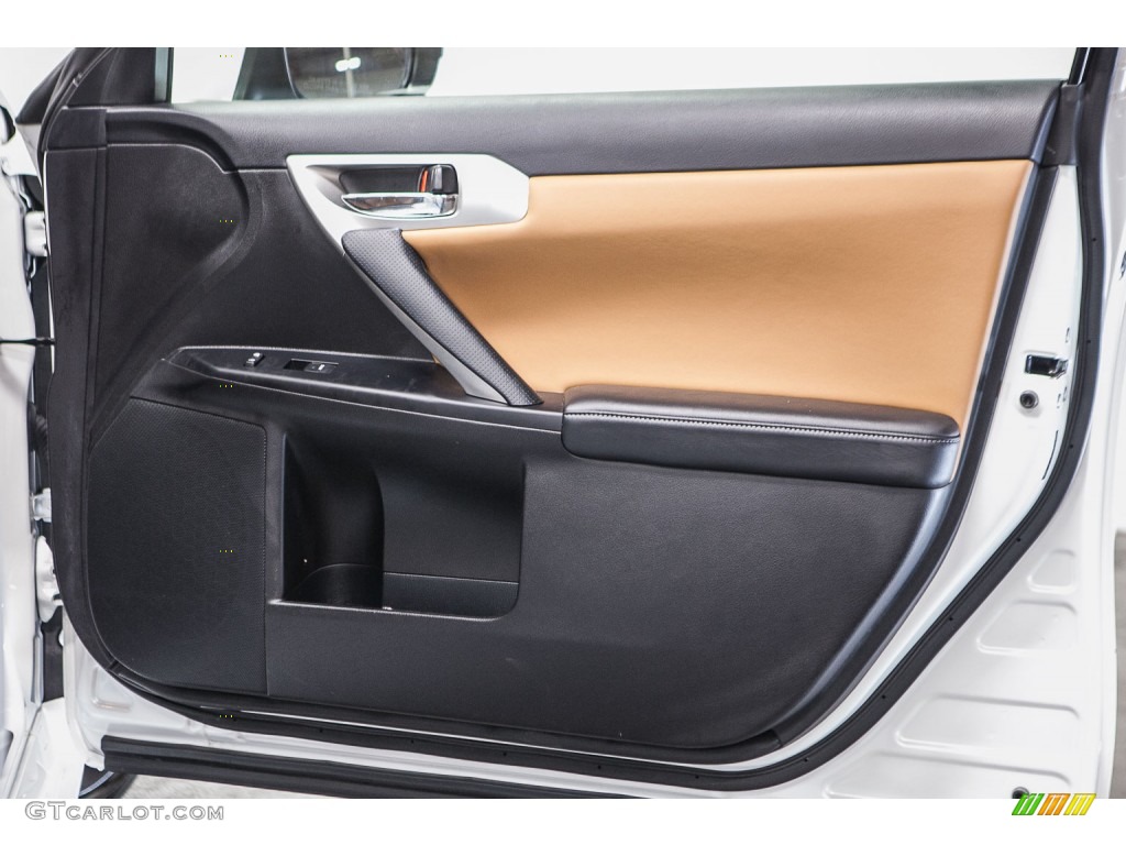 2012 CT 200h Hybrid Premium - Starfire White Pearl / Caramel Nuluxe photo #25