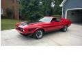 1972 Bright Red Ford Mustang Mach 1 Coupe  photo #2