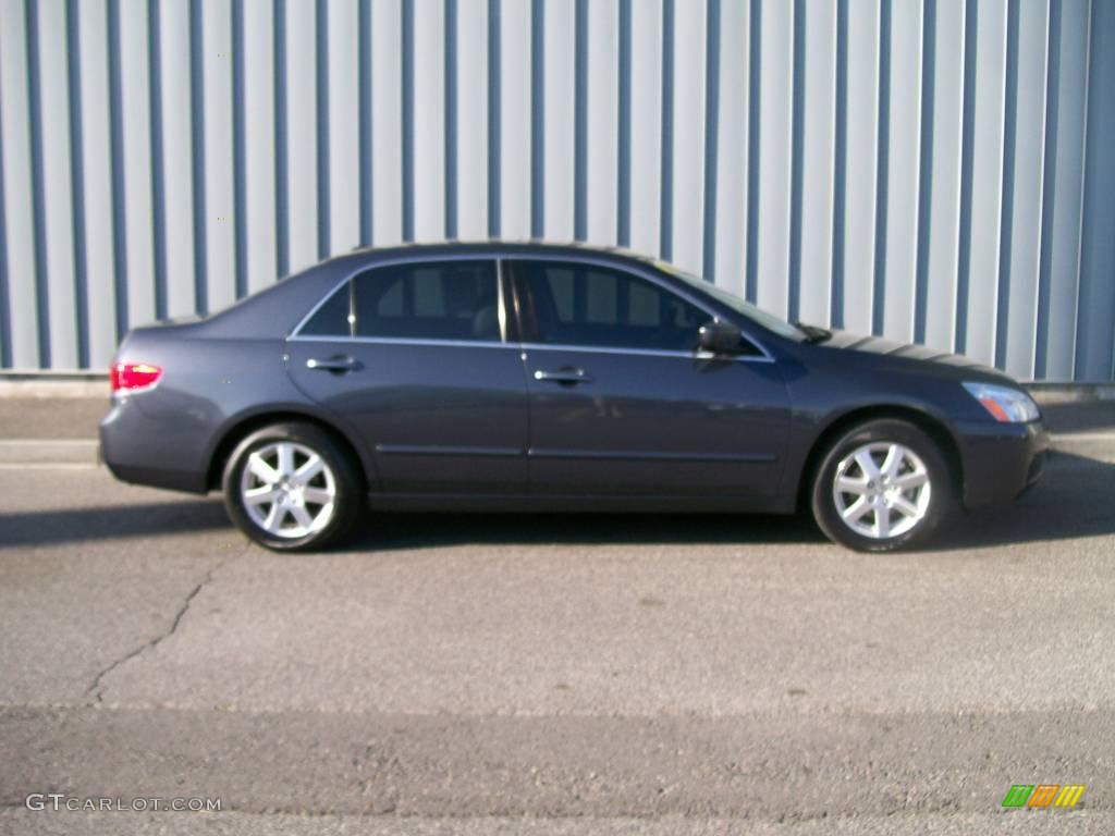 2005 Accord EX-L V6 Sedan - Graphite Pearl / Gray photo #2