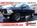 Black 2012 Dodge Ram 1500 Express Quad Cab