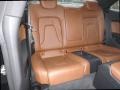 2010 Audi A5 Cinnamon Brown Interior Rear Seat Photo