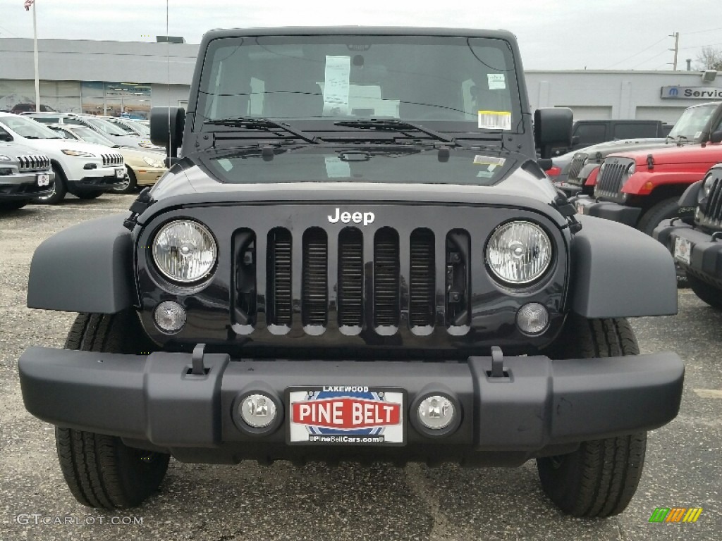 2016 Wrangler Unlimited Sport 4x4 - Black / Black photo #2