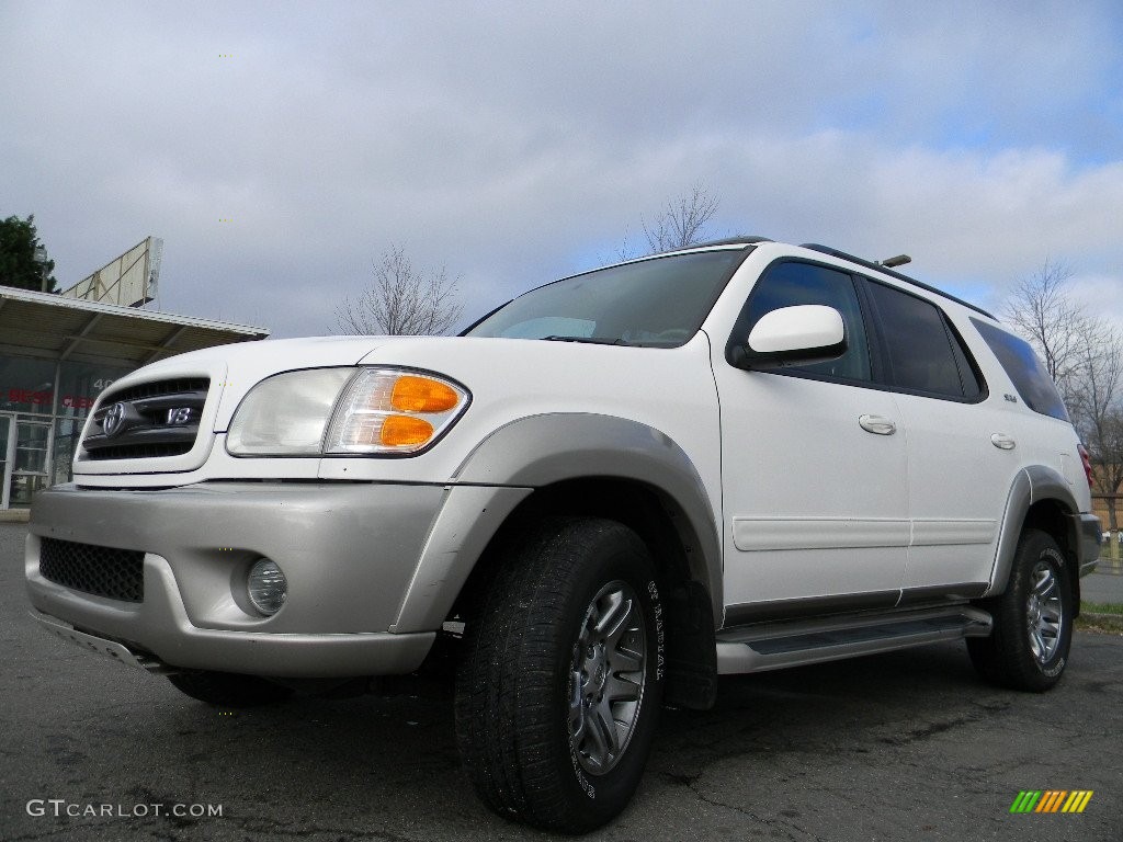 2004 Sequoia SR5 - Natural White / Oak photo #6