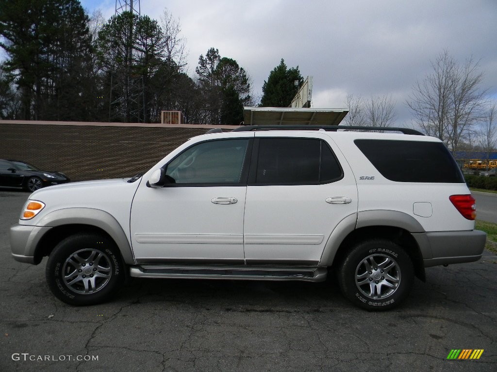 2004 Sequoia SR5 - Natural White / Oak photo #7