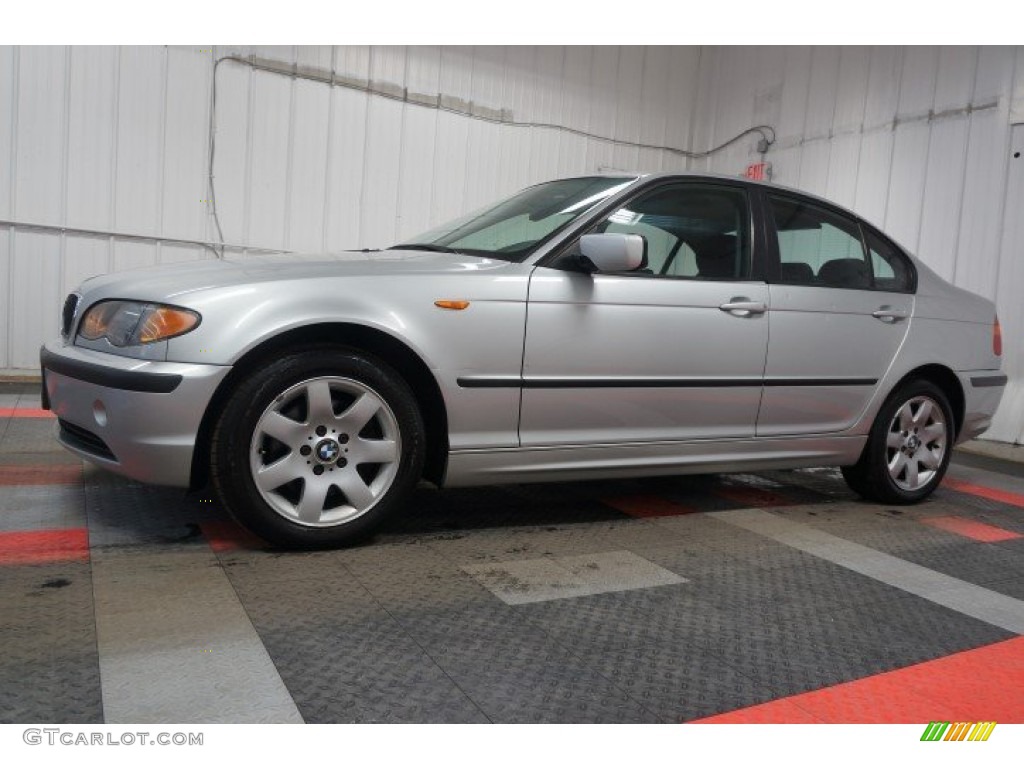 2004 3 Series 325xi Sedan - Titanium Silver Metallic / Black photo #2