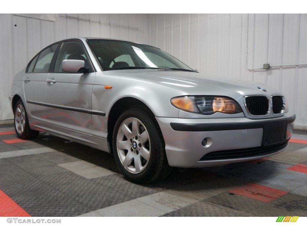 2004 3 Series 325xi Sedan - Titanium Silver Metallic / Black photo #5