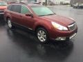 2011 Ruby Red Pearl Subaru Outback 3.6R Limited Wagon  photo #1