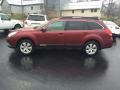 2011 Ruby Red Pearl Subaru Outback 3.6R Limited Wagon  photo #2