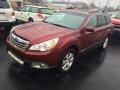 2011 Ruby Red Pearl Subaru Outback 3.6R Limited Wagon  photo #3