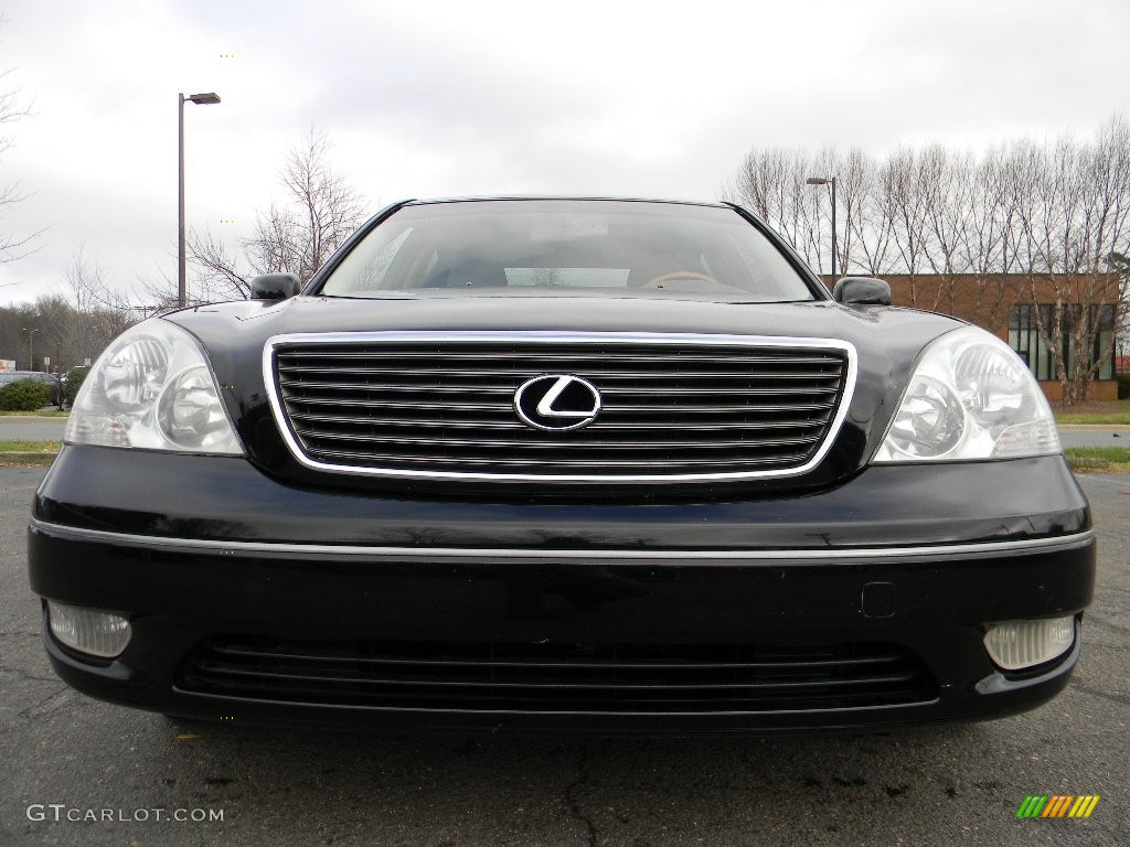 2001 LS 430 - Black Onyx / Ecru Beige photo #4