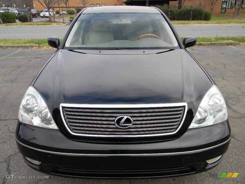 2001 LS 430 - Black Onyx / Ecru Beige photo #5