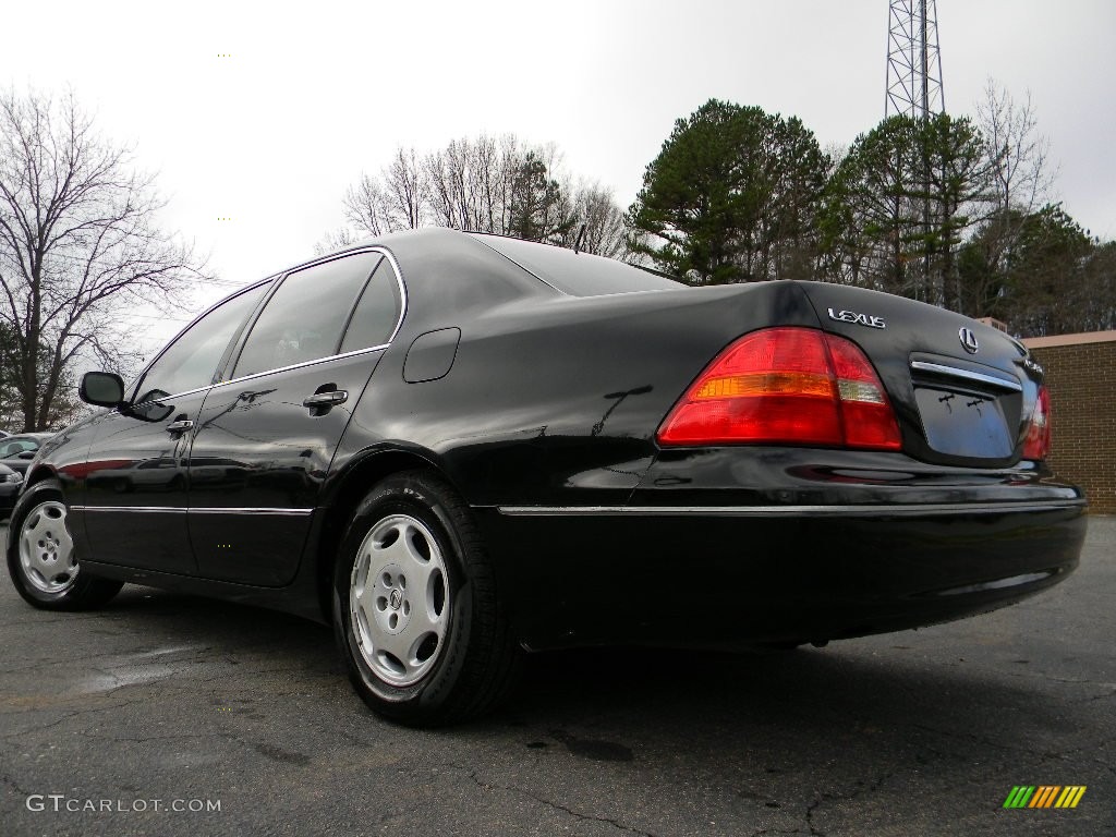 2001 LS 430 - Black Onyx / Ecru Beige photo #8