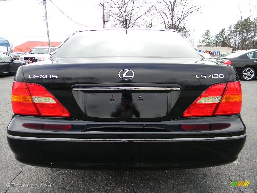 2001 LS 430 - Black Onyx / Ecru Beige photo #9