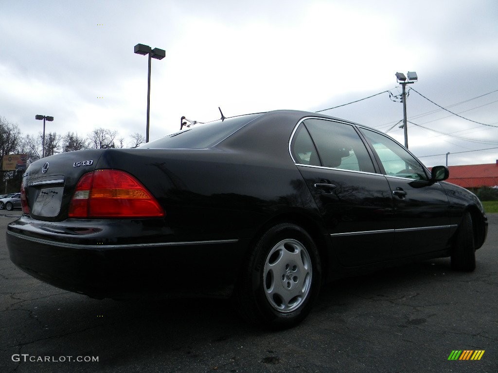 2001 LS 430 - Black Onyx / Ecru Beige photo #10