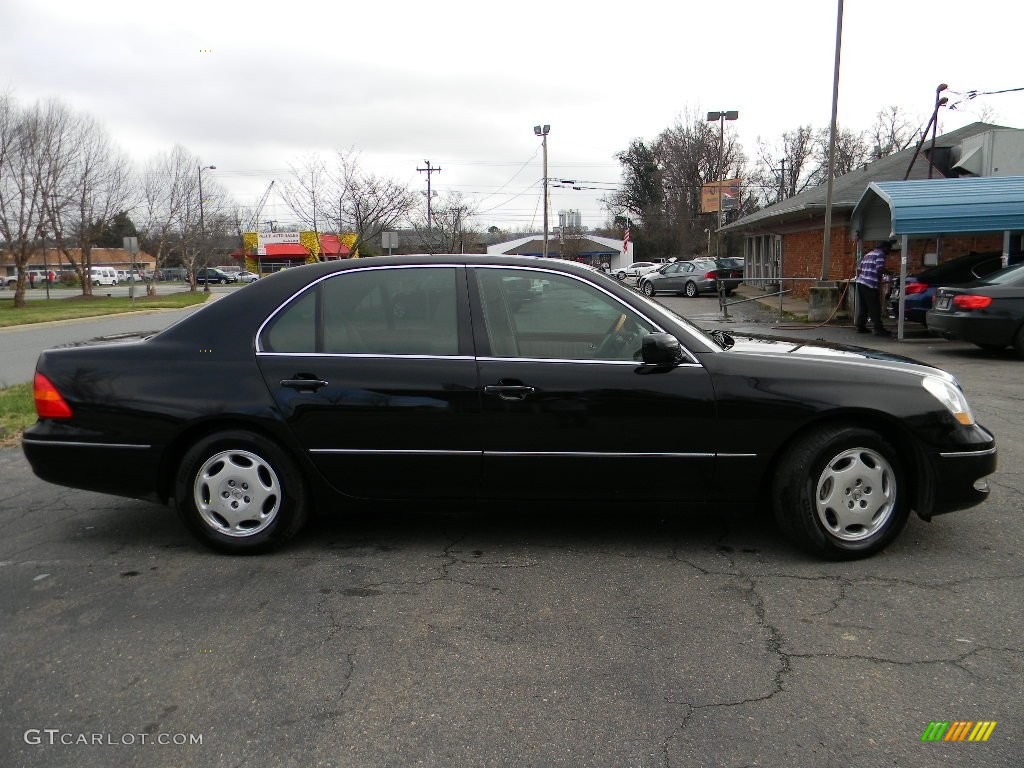 2001 LS 430 - Black Onyx / Ecru Beige photo #11