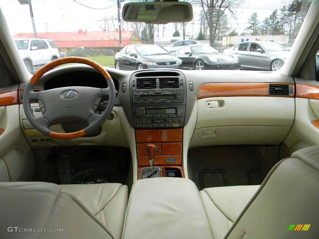 2001 LS 430 - Black Onyx / Ecru Beige photo #13