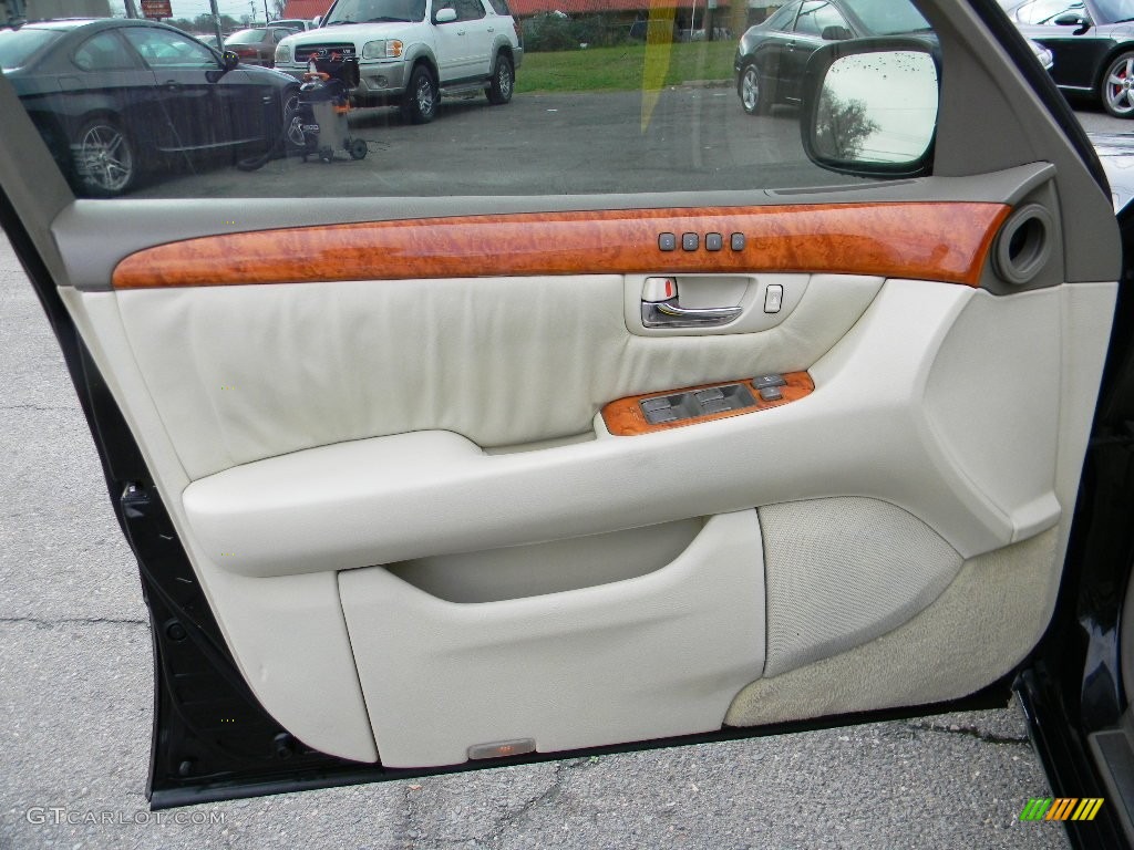 2001 LS 430 - Black Onyx / Ecru Beige photo #17