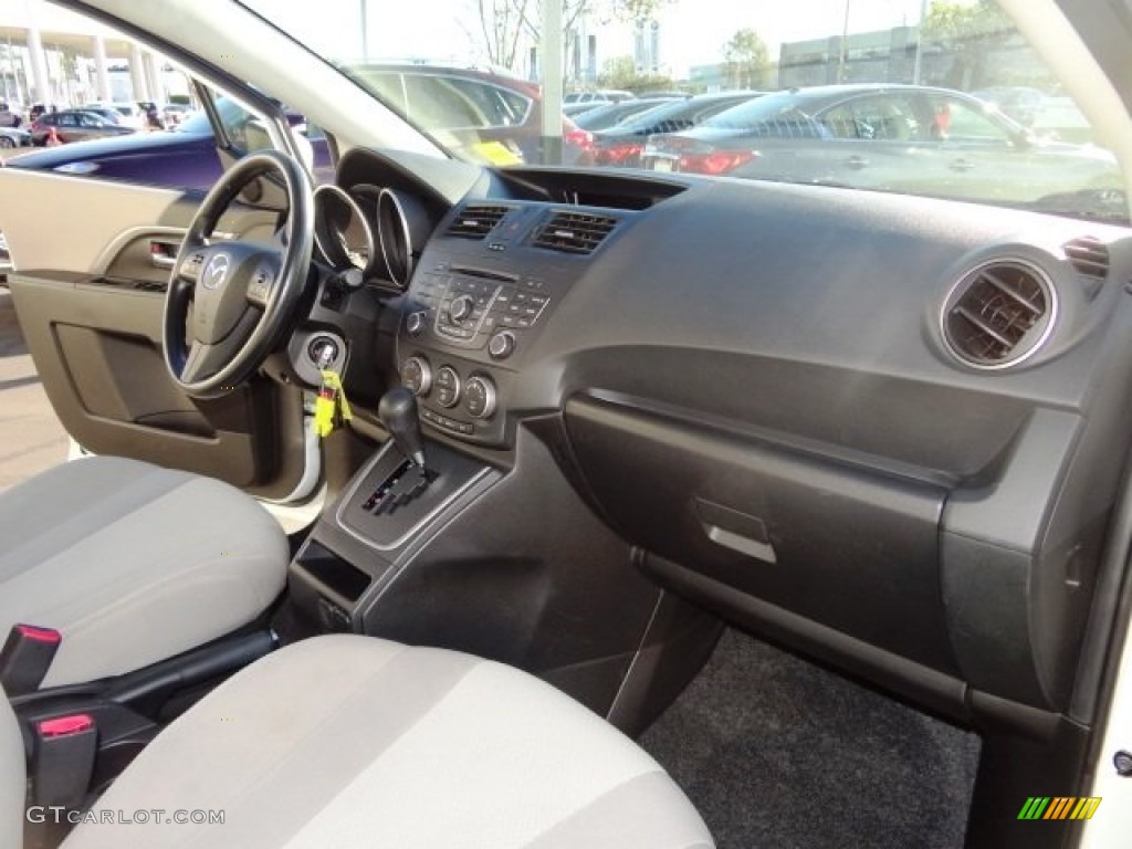 2013 MAZDA5 Sport - Crystal White Pearl / Sand photo #15
