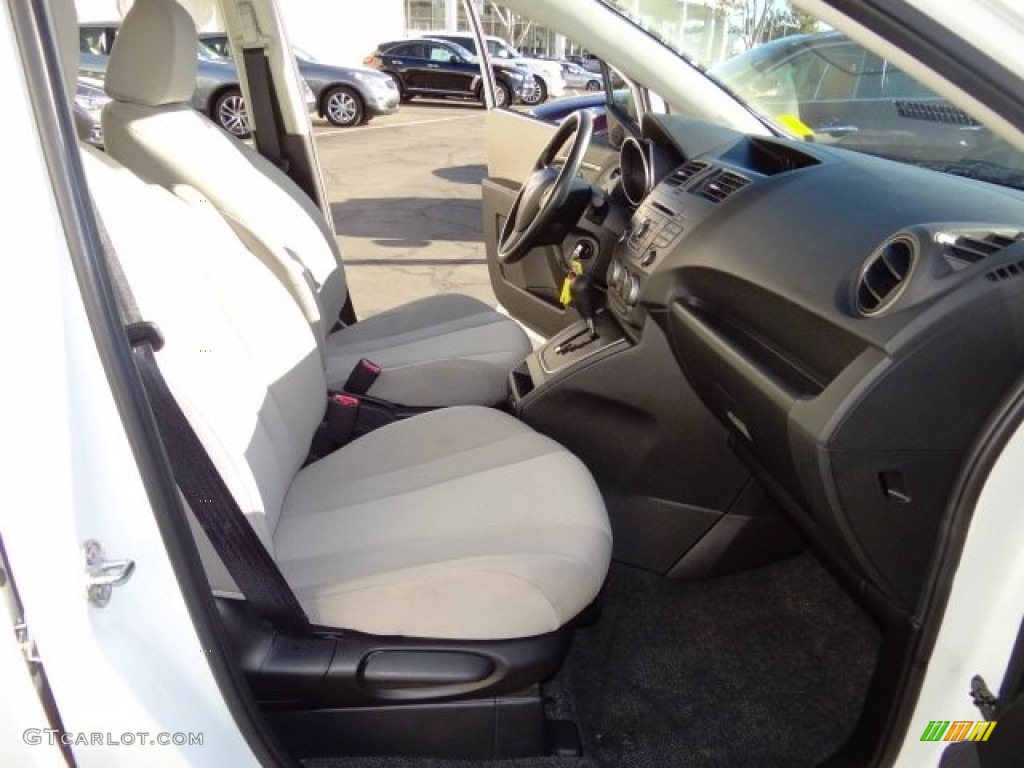 2013 MAZDA5 Sport - Crystal White Pearl / Sand photo #16