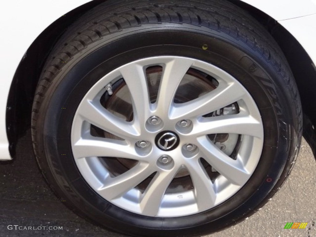 2013 MAZDA5 Sport - Crystal White Pearl / Sand photo #17