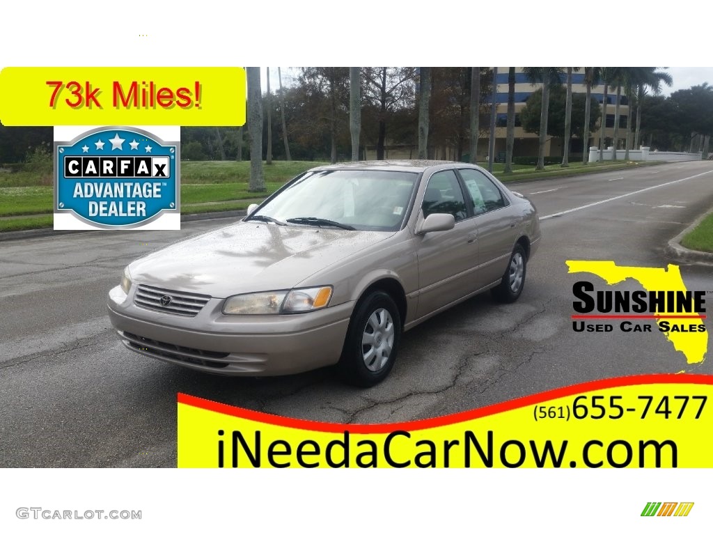 1999 Camry CE - Cashmere Beige Metallic / Gray photo #1