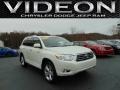 Blizzard White Pearl 2010 Toyota Highlander Limited 4WD
