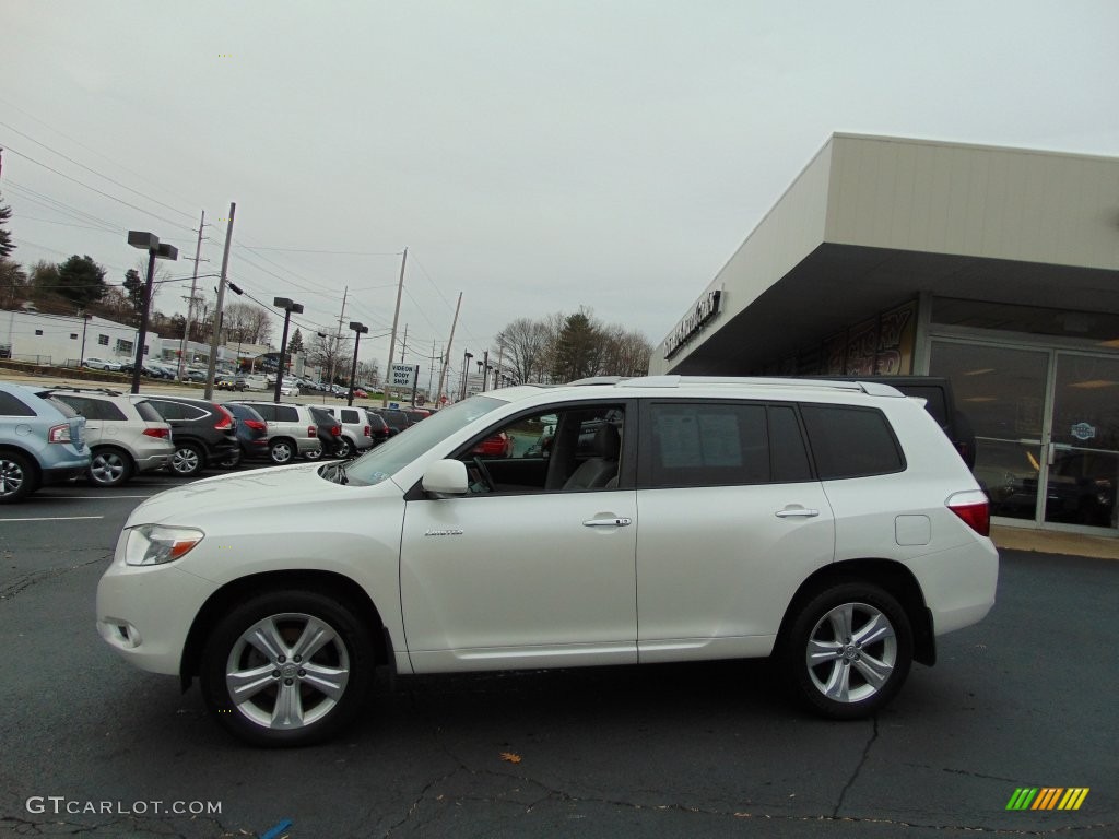 2010 Highlander Limited 4WD - Blizzard White Pearl / Sand Beige photo #6