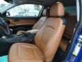 Saddle Brown/Black Front Seat Photo for 2008 BMW 3 Series #109660404