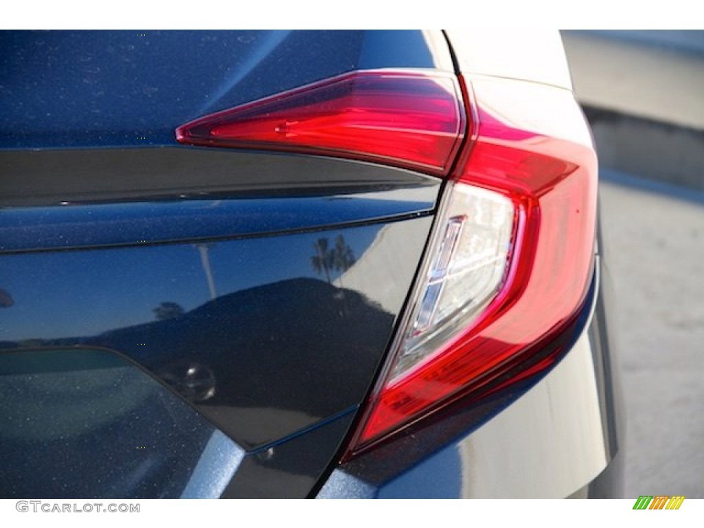 2016 Civic LX Sedan - Cosmic Blue Metallic / Gray photo #4