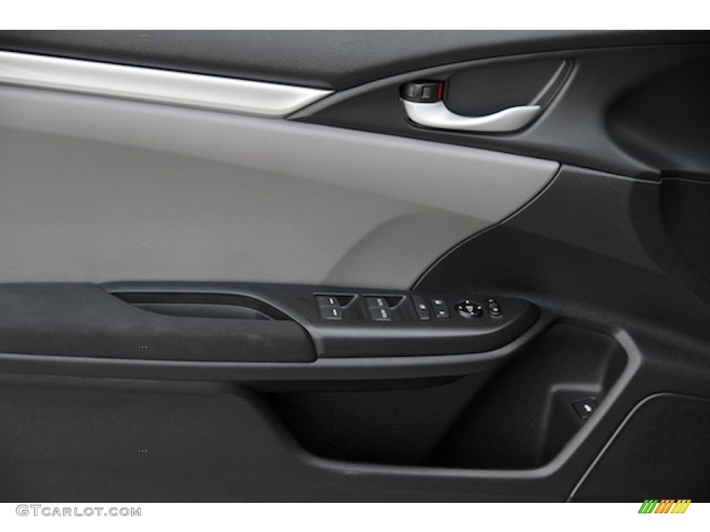 2016 Civic LX Sedan - Cosmic Blue Metallic / Gray photo #7
