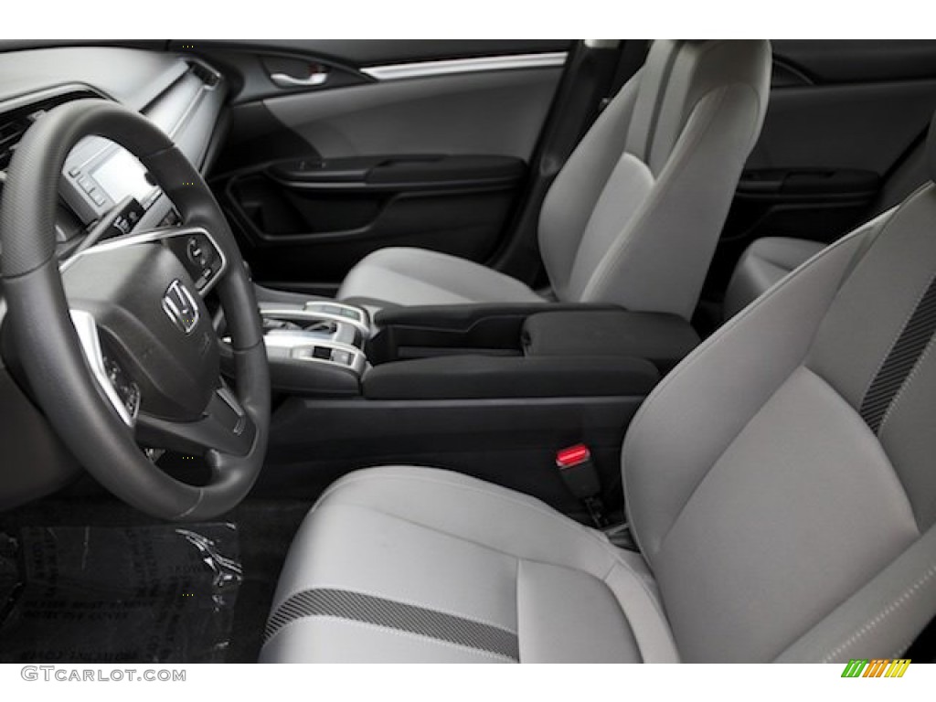 2016 Civic LX Sedan - Cosmic Blue Metallic / Gray photo #8