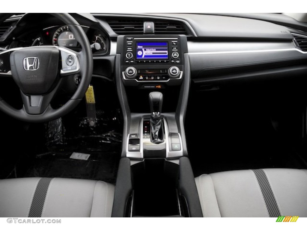 2016 Civic LX Sedan - Cosmic Blue Metallic / Gray photo #12