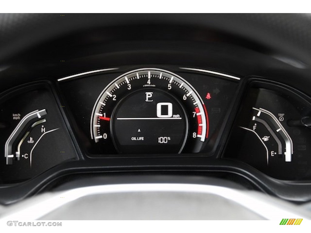 2016 Civic LX Sedan - Cosmic Blue Metallic / Gray photo #15