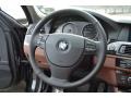 Cinnamon Brown Steering Wheel Photo for 2013 BMW 5 Series #109666058