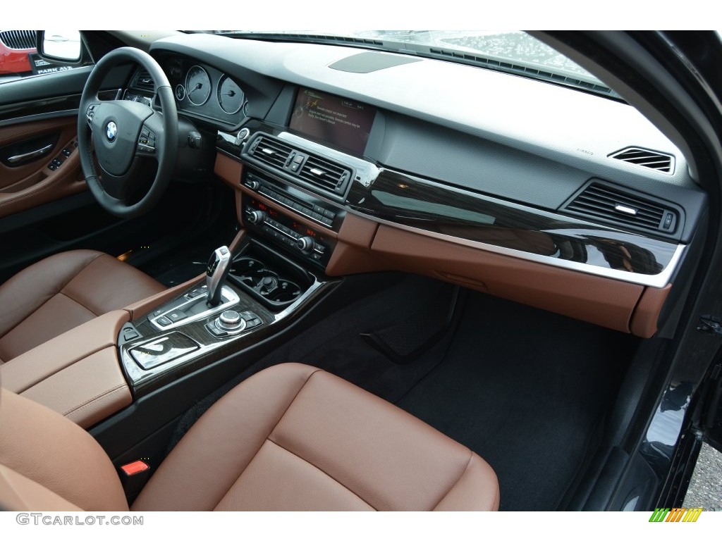 2013 BMW 5 Series 528i xDrive Sedan Cinnamon Brown Dashboard Photo #109666272