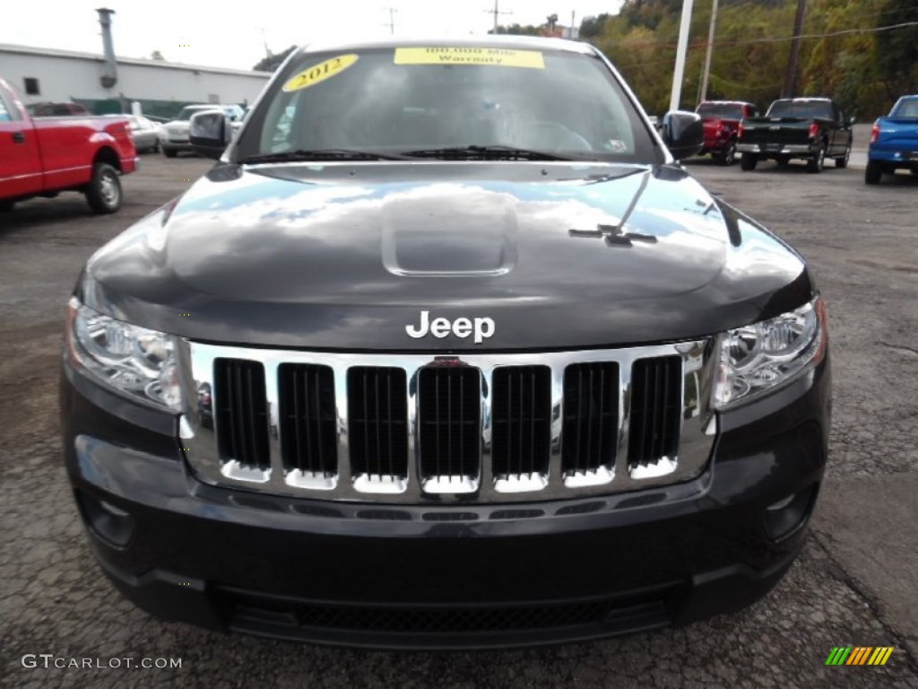 2012 Grand Cherokee Laredo 4x4 - Maximum Steel Metallic / Black photo #9