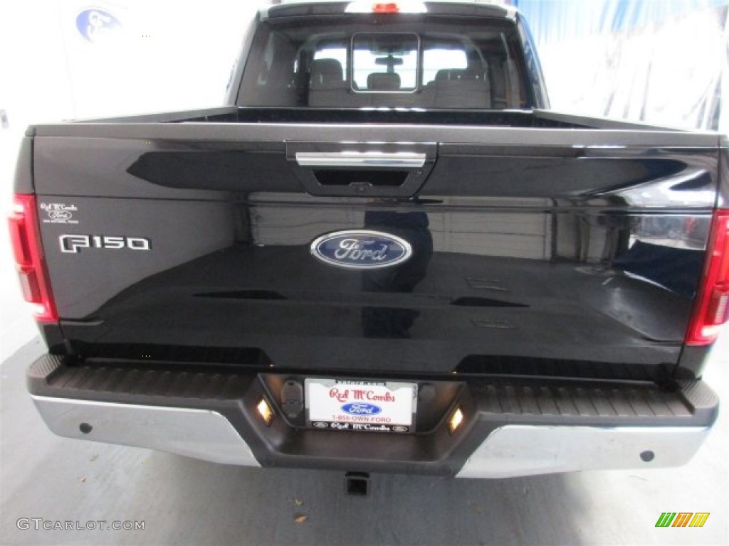 2016 F150 Lariat SuperCrew - Shadow Black / Black photo #7