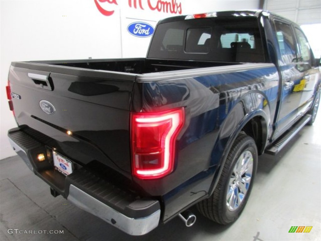 2016 F150 Lariat SuperCrew - Shadow Black / Black photo #9