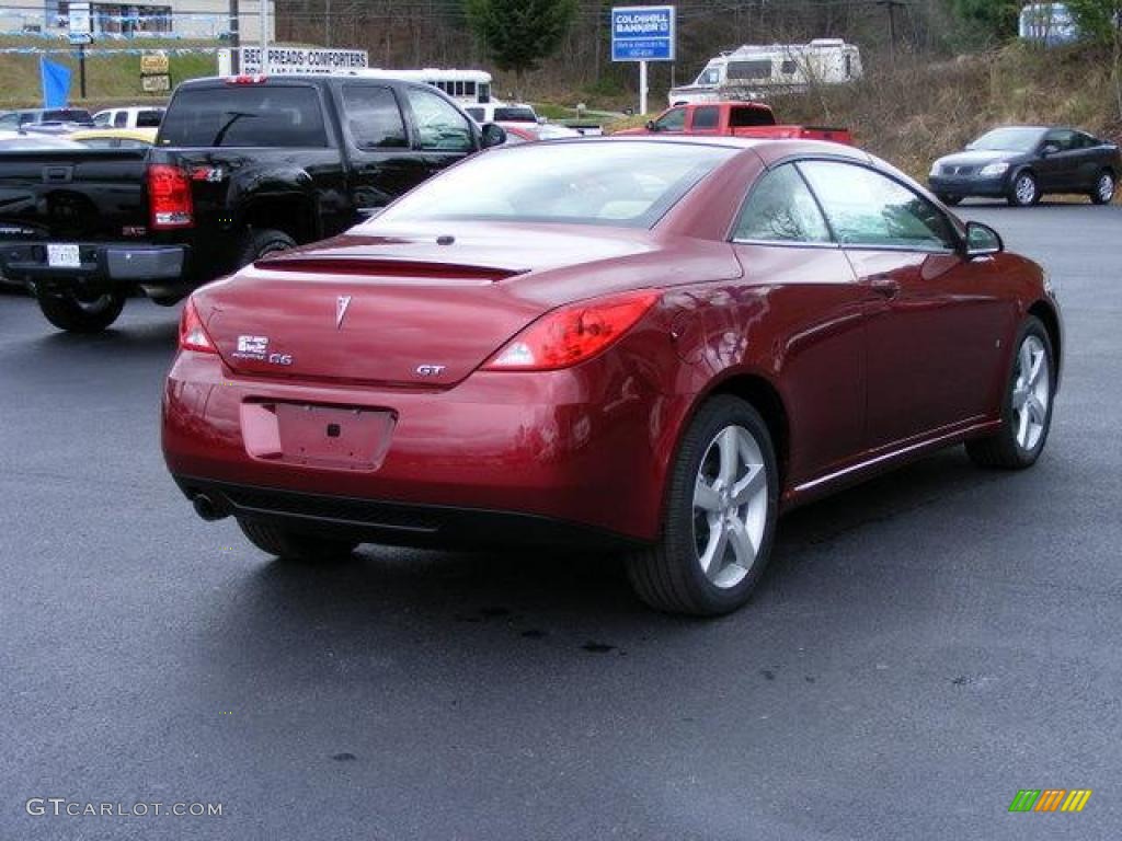 2009 G6 GT Convertible - Performance Red Metallic / Light Taupe photo #4