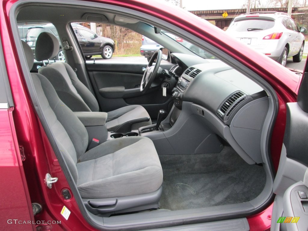 2005 Accord LX V6 Sedan - Redondo Red Pearl / Gray photo #17