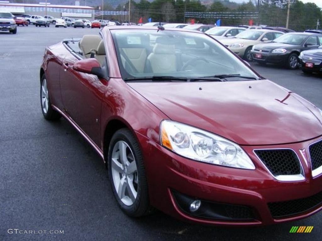 2009 G6 GT Convertible - Performance Red Metallic / Light Taupe photo #13