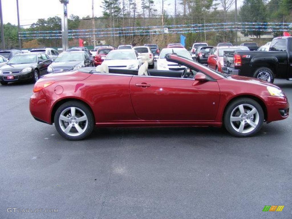 2009 G6 GT Convertible - Performance Red Metallic / Light Taupe photo #14