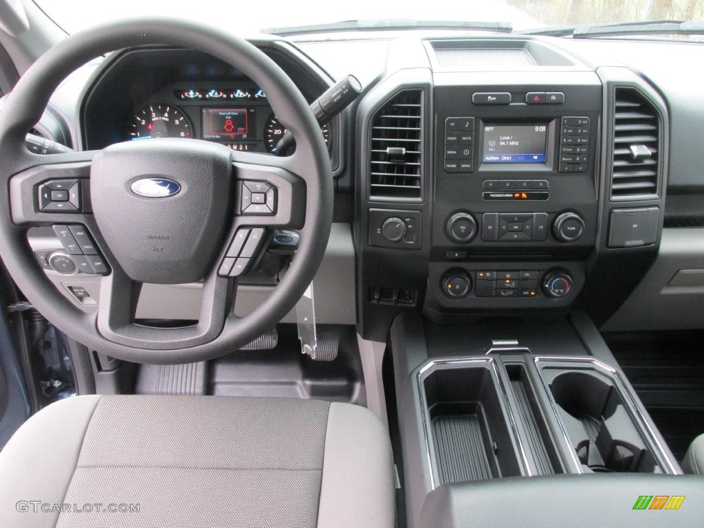 2016 F150 XL SuperCab - Blue Jeans / Medium Earth Gray photo #23