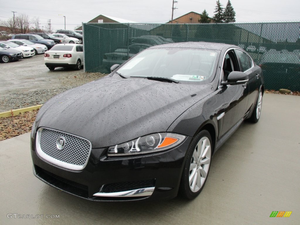 2013 XF 3.0 AWD - Ultimate Black Metallic / Warm Charcoal photo #8