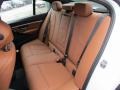 2016 BMW 3 Series Saddle Brown Interior Rear Seat Photo