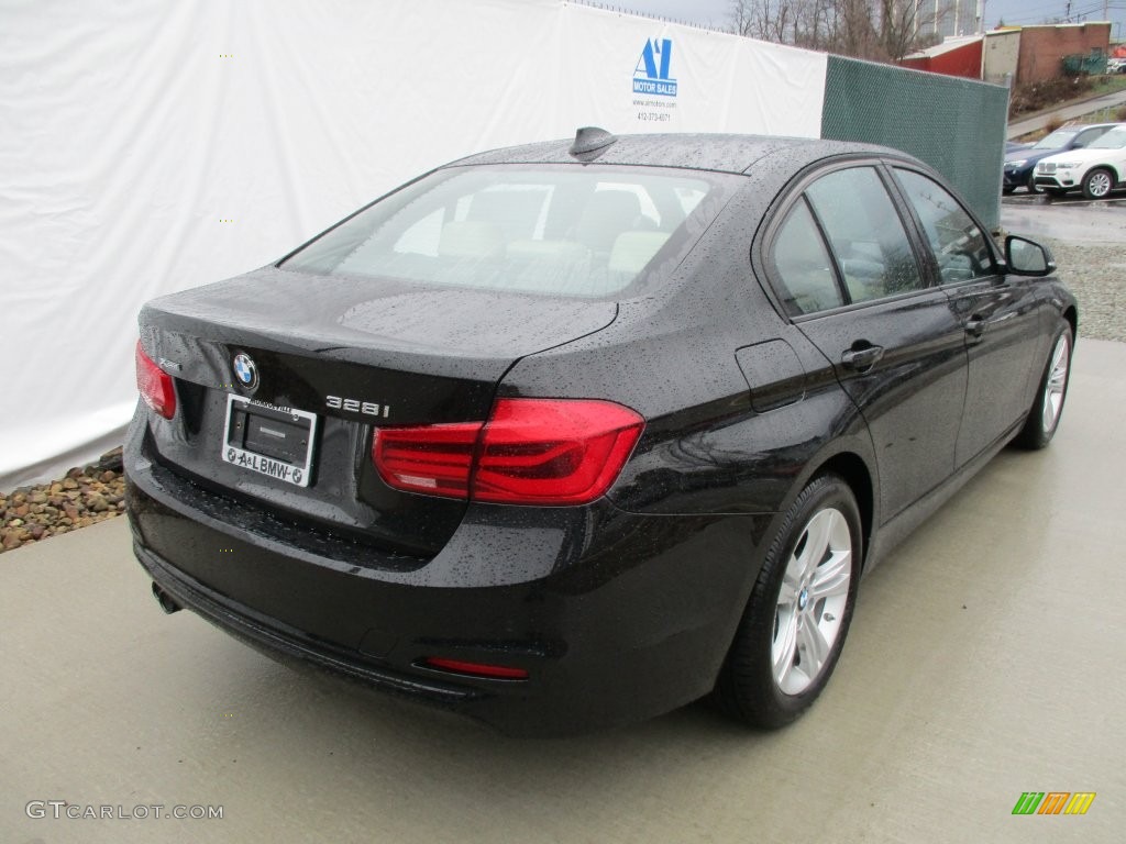 2016 3 Series 328i xDrive Sedan - Jet Black / Venetian Beige photo #4