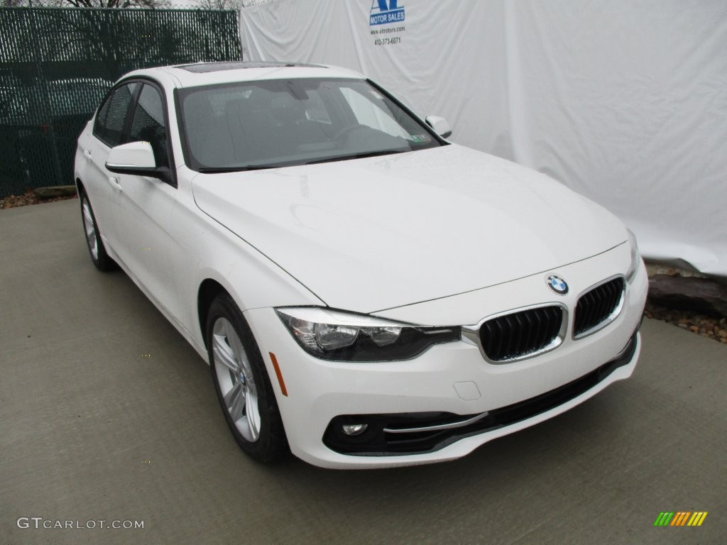 2016 3 Series 328i xDrive Sedan - Alpine White / Black photo #5