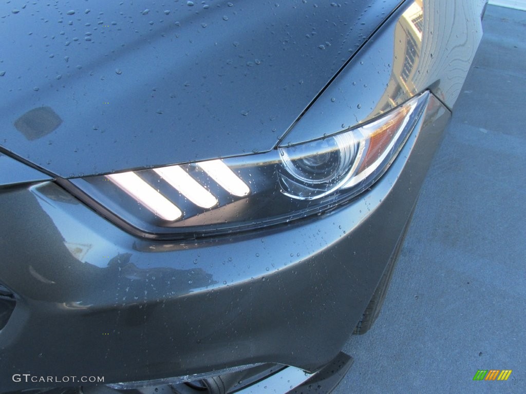 2016 Mustang GT Premium Coupe - Magnetic Metallic / Ebony photo #9