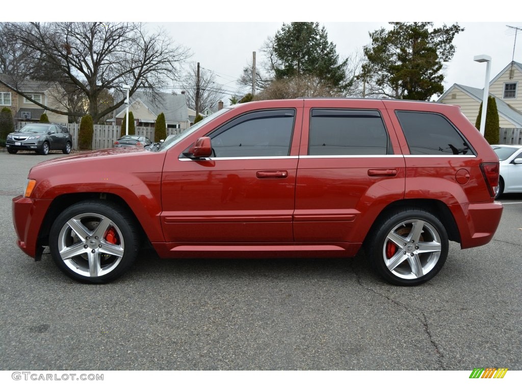 Red Rock Crystal Pearl 2006 Jeep Grand Cherokee SRT8 Exterior Photo #109672445